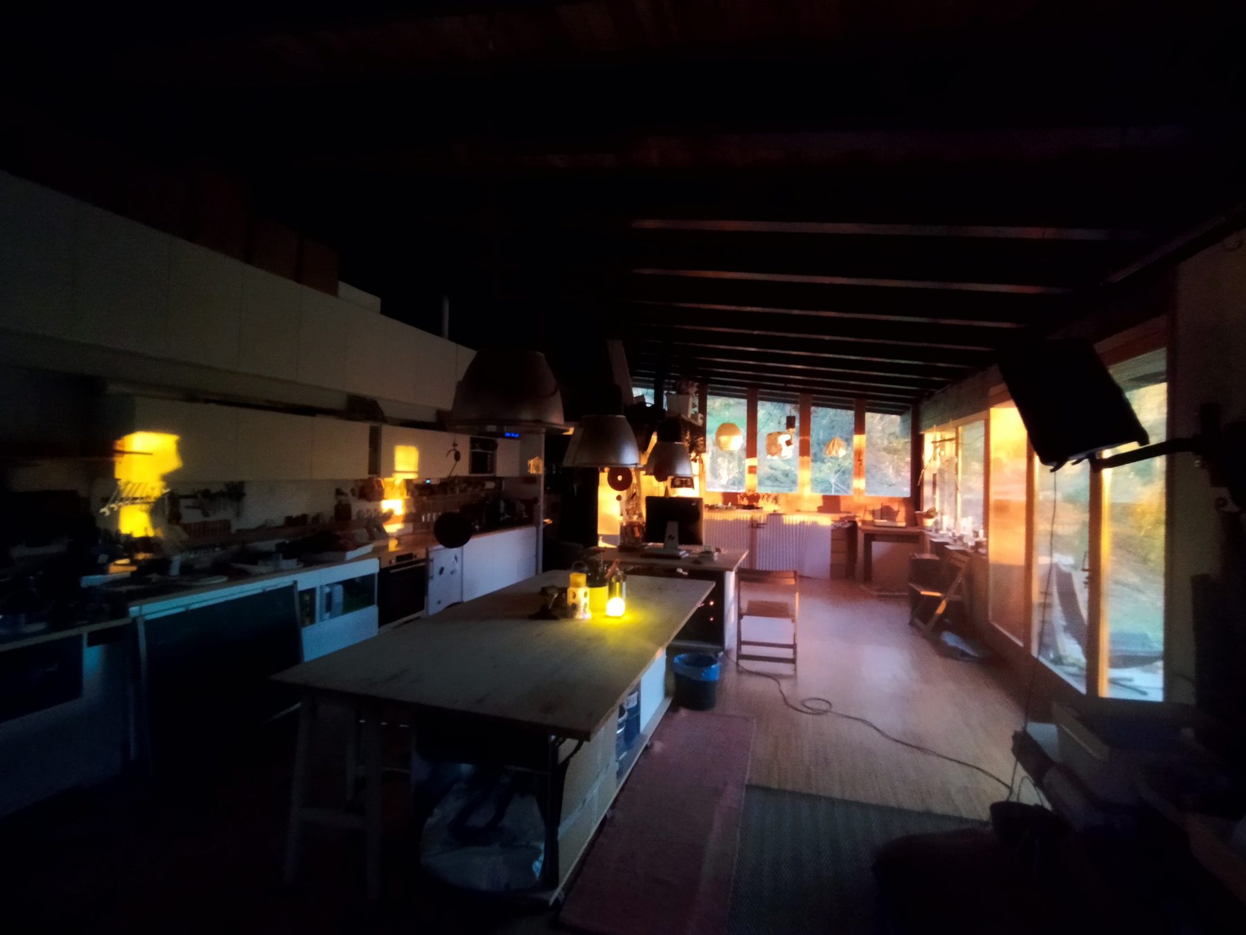 Interior con luz suave
